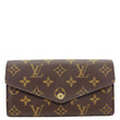 LOUIS VUITTON Sarah Monogram Canvas Wallet Brown