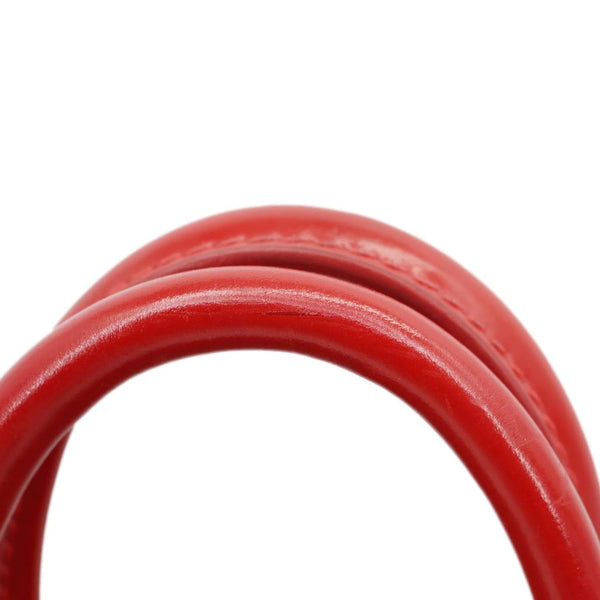 LOUIS VUITTON Speedy 25 Epi Leather Satchel Bag Red