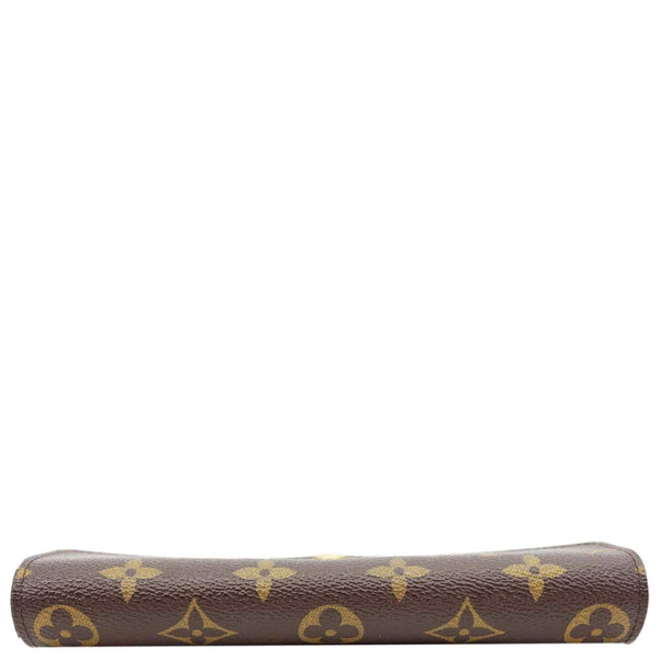 LOUIS VUITTON Sarah Monogram Canvas Wallet Brown