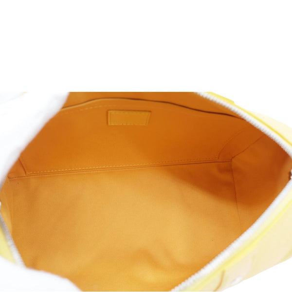LOUIS VUITTON City Keepall 2Way Aerogram Leather Crossbody Bag Mustard