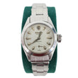 ROLEX 1959 Women's Oyster Precision Stainless Steel Watch White Dial 22MM