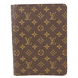 Louis Vuitton Desk Agenda Brown Monogram Planner Cover - Front