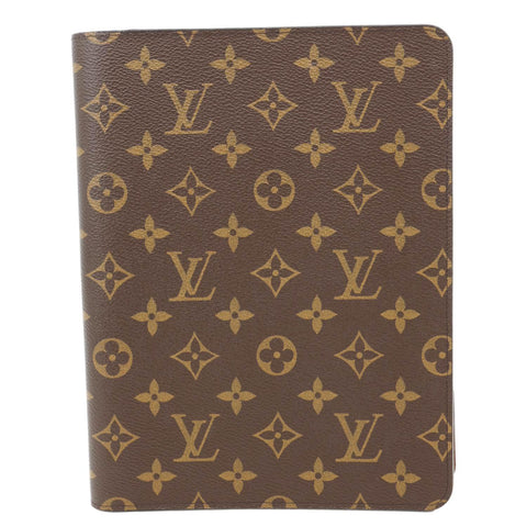 LOUIS VUITTON Desk Agenda Monogram Canvas Planner Cover Brown