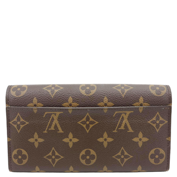 LOUIS VUITTON Sarah Monogram Canvas Wallet Red