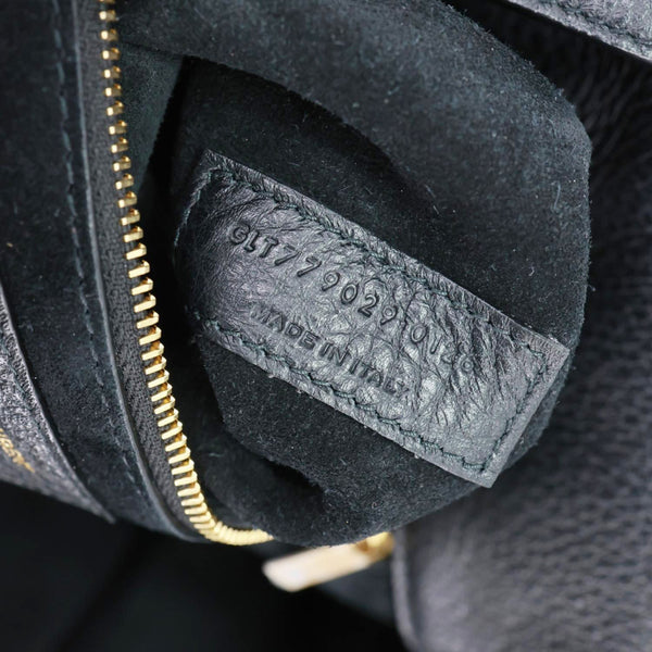 YVES SAINT LAURENT Le 5 a 7 Bea Grained Leather Tote Bag Black