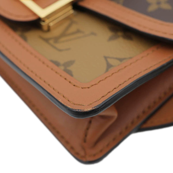 LOUIS VUITTON Dauphine Monogram Reverse Canvas Bumbag Brown