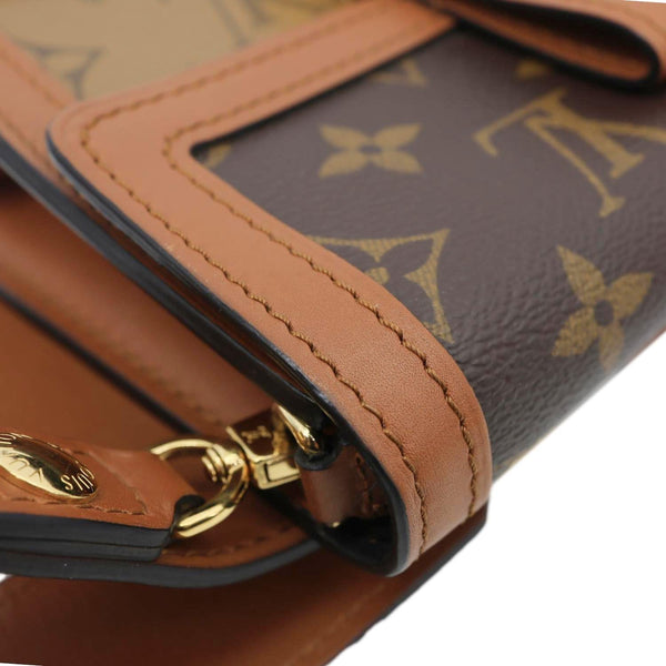 LOUIS VUITTON Dauphine Monogram Reverse Canvas Bumbag Brown
