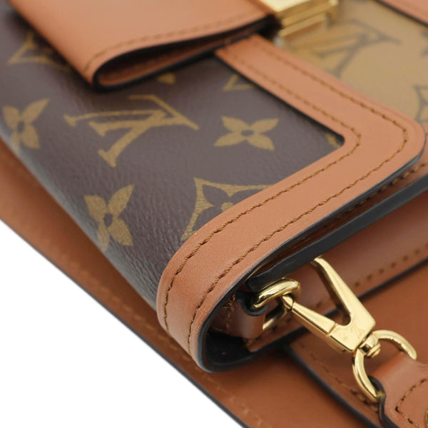 LOUIS VUITTON Dauphine Monogram Reverse Canvas Bumbag Brown