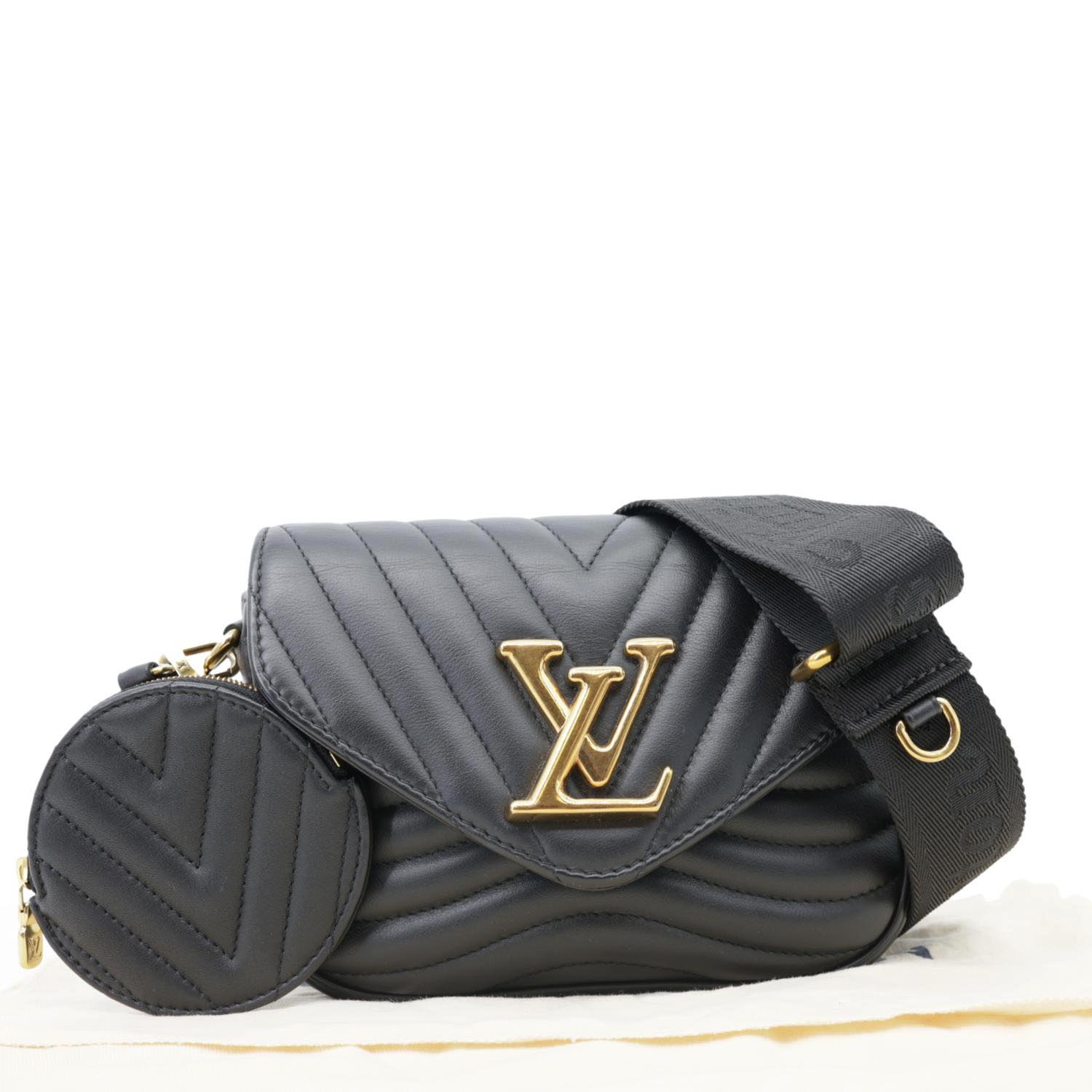 LOUIS VUITTON New Wave Multi Pochette Crossbody Bag Black