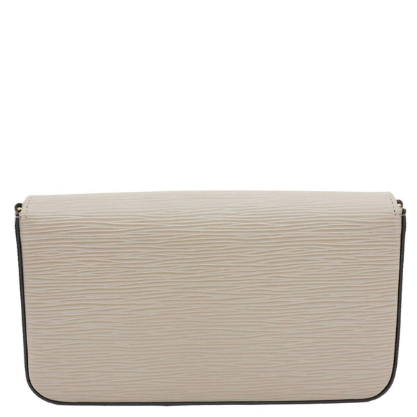 LOUIS VUITTON Felicie Pochette Epi Leather Crossbody Bag Beige