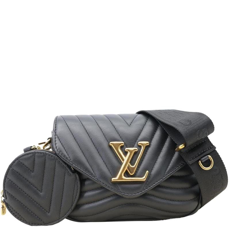 LOUIS VUITTON New Wave Multi Pochette Crossbody Bag Black