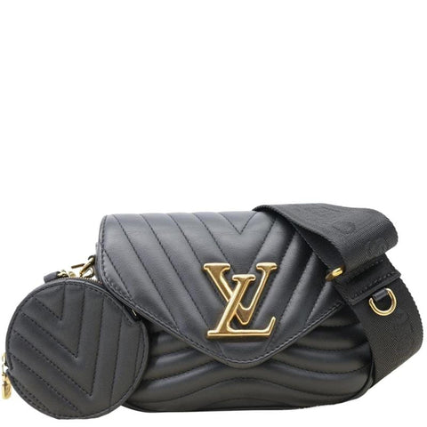 LOUIS VUITTON New Wave Multi Pochette Crossbody Bag Black