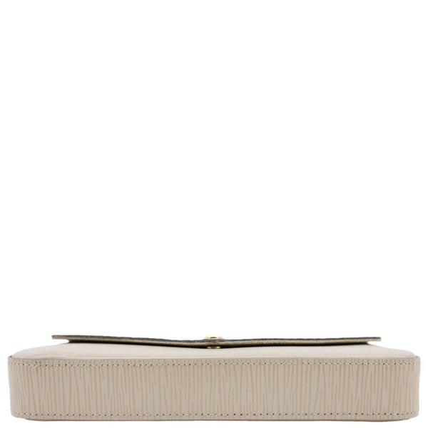 LOUIS VUITTON Felicie Pochette Epi Leather Crossbody Bag Beige