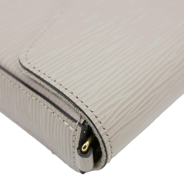 LOUIS VUITTON Felicie Pochette Epi Leather Crossbody Bag Beige