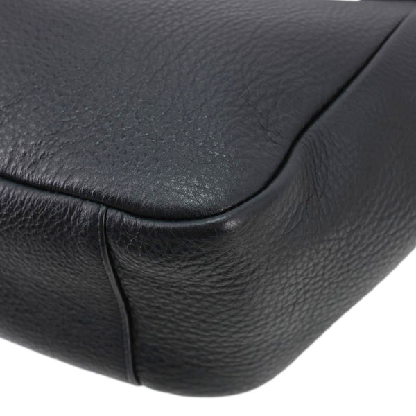 YVES SAINT LAURENT Le 5 a 7 Bea Grained Leather Tote Bag Black