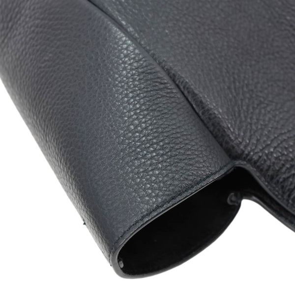 YVES SAINT LAURENT Le 5 a 7 Bea Grained Leather Tote Bag Black