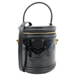 LOUIS VUITTON Cannes Magnetique Monogram Vernis Shoulder Bag Black