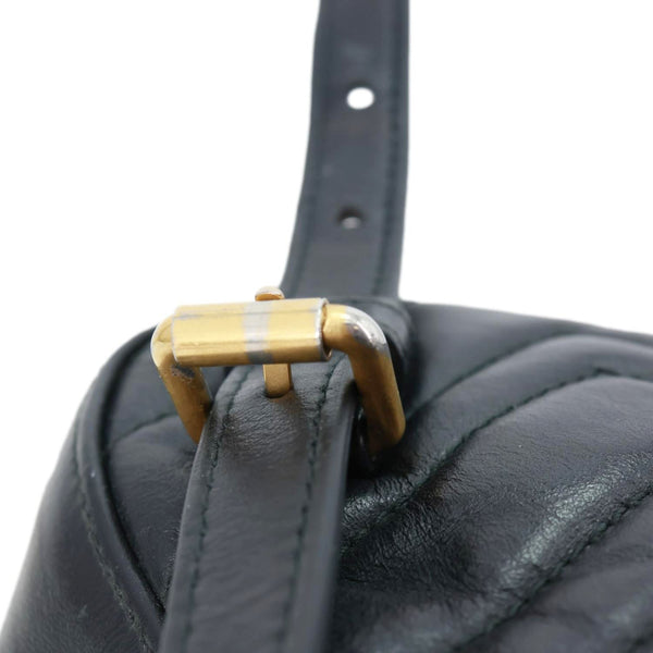 GUCCI GG Marmont Animal Studs Leather Backpack Black 476671