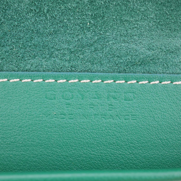 GOYARD Coursier Canvas Messenger Bag Green