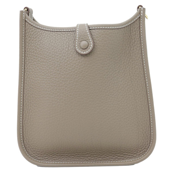 HERMES Evelyne TPM 16 Amazone Clemence Leather Crossbody Bag Toupe