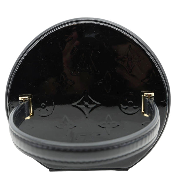 LOUIS VUITTON Cannes Magnetique Monogram Vernis Shoulder Bag Black