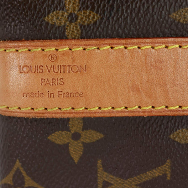 LOUIS VUITTON Keepall 45 Bandouliere Monogram Canvas Travel Bag Brown