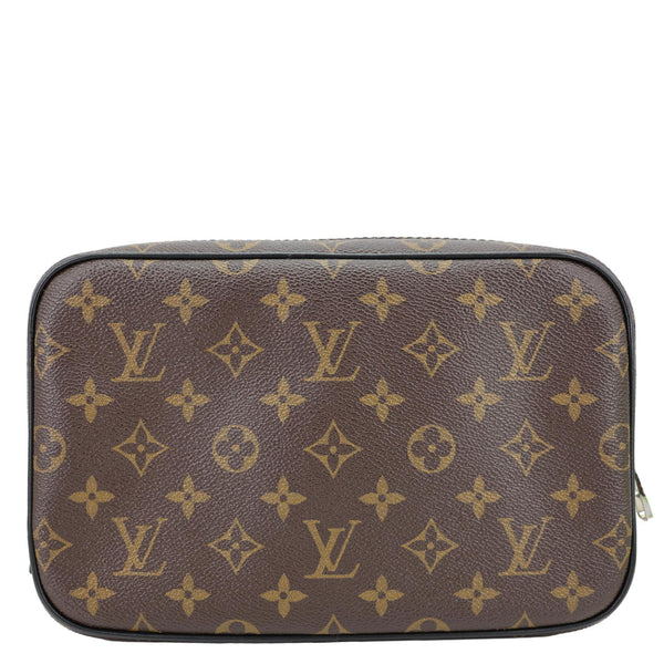 LOUIS VUITTON Trousse Toilette Monogram Canvas Cosmetic Pouch Brown
