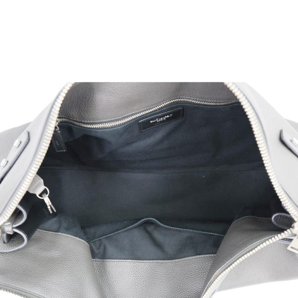 YVES SAINT LAURENT Sac de Jour 36H Souple Leather Duffle Bag Black