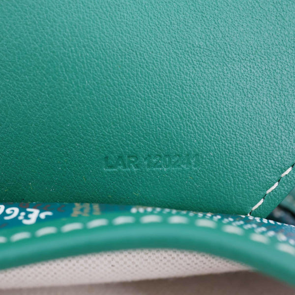 GOYARD Coursier Canvas Messenger Bag Green