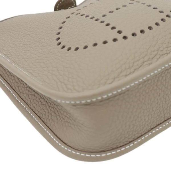 HERMES Evelyne TPM 16 Amazone Clemence Leather Crossbody Bag Toupe