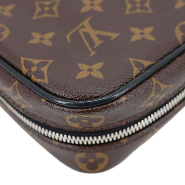 LOUIS VUITTON Trousse Toilette Monogram Canvas Cosmetic Pouch Brown