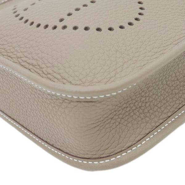 HERMES Evelyne TPM 16 Amazone Clemence Leather Crossbody Bag Toupe