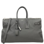 YVES SAINT LAURENT Sac de Jour 36H Souple Leather Duffle Bag Black