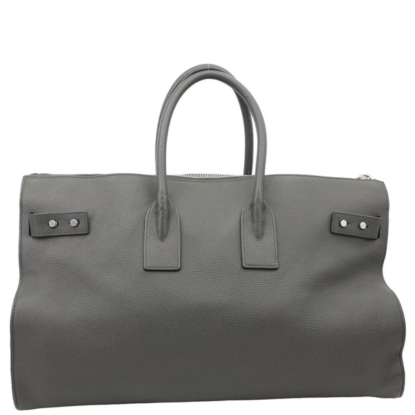 YVES SAINT LAURENT Sac de Jour 36H Souple Leather Duffle Bag Black