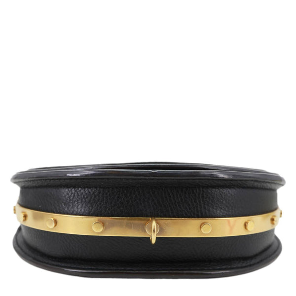 CHLOE Nile Bracelet Minaudiere Small Leather Crossbody Bag Black