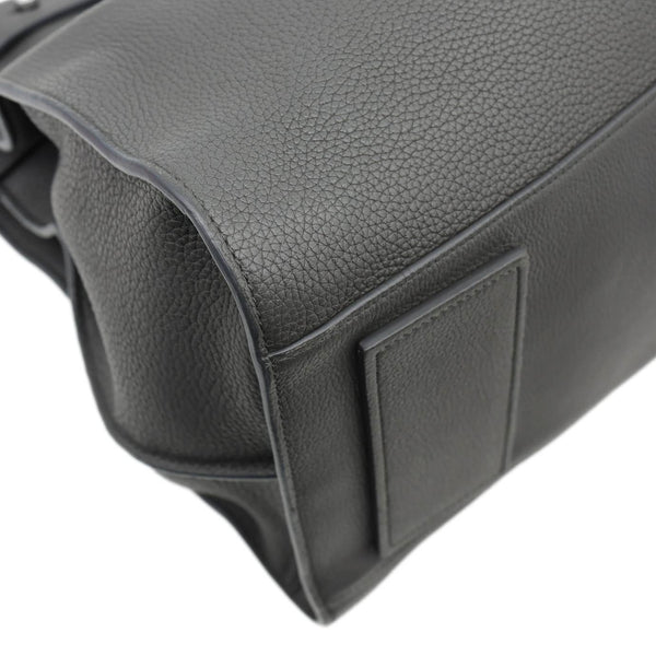 YVES SAINT LAURENT Sac de Jour 36H Souple Leather Duffle Bag Black