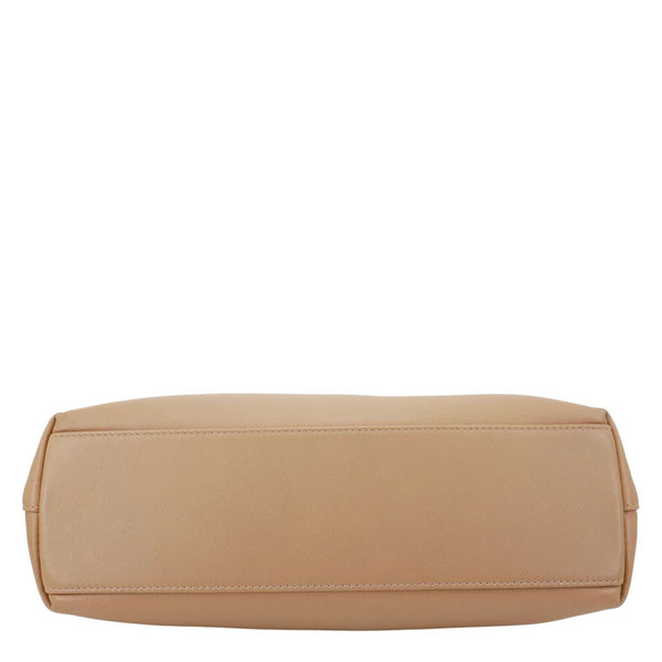 GUCCI Matisse GG Leather Top Handle Shoulder Bag Beige 631663