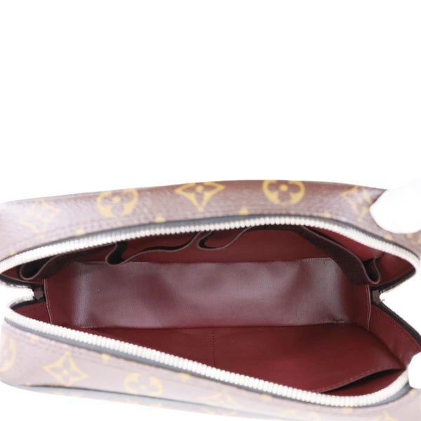 LOUIS VUITTON Trousse Toilette Monogram Canvas Cosmetic Pouch Brown