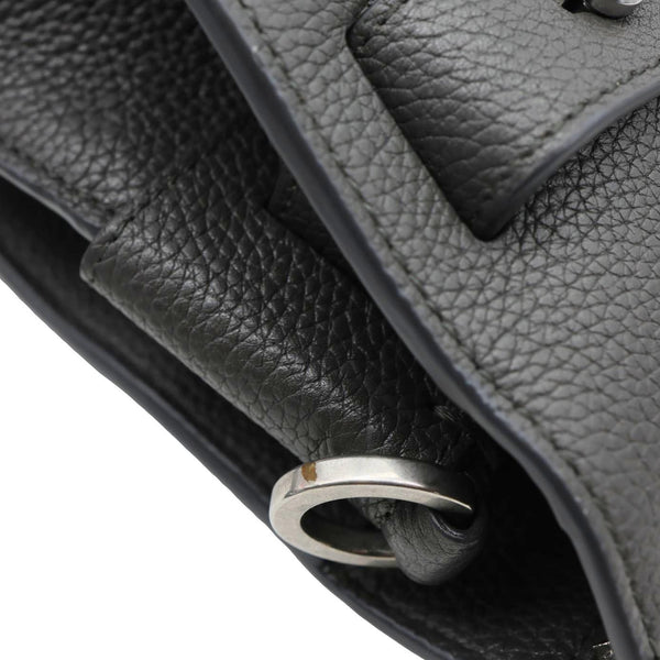 YVES SAINT LAURENT Sac de Jour 36H Souple Leather Duffle Bag Black
