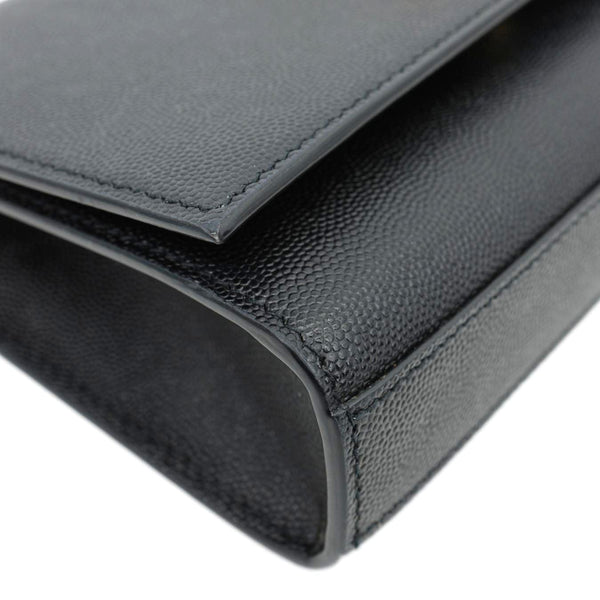 YVES SAINT LAURENT Kate Small Grain De Poudre Leather Crossbody Bag Black