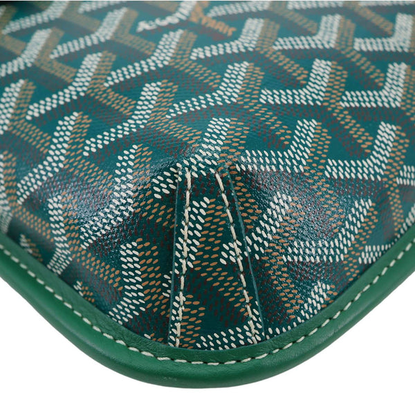 GOYARD Coursier Canvas Messenger Bag Green