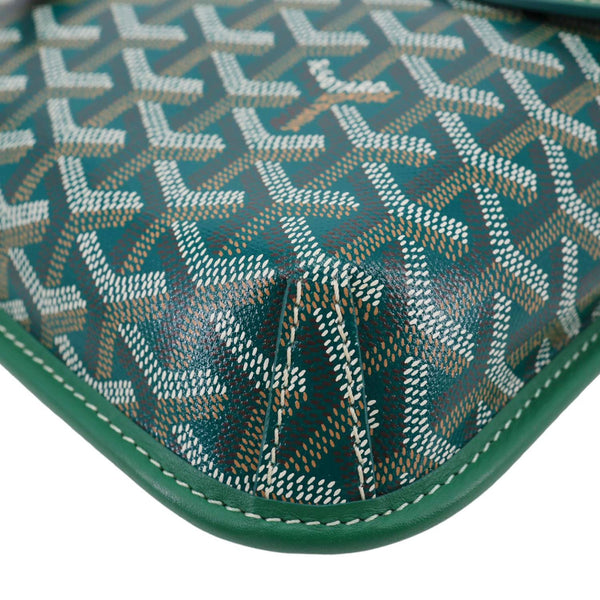GOYARD Coursier Canvas Messenger Bag Green