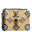 LOUIS VUITTON Metis Pochette Giant Monogram Wild At Heart Canvas Crossbody Bag Beige