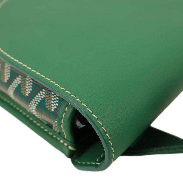 GOYARD Coursier Canvas Messenger Bag Green