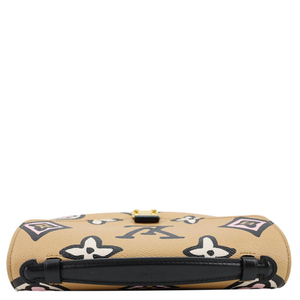 LOUIS VUITTON Metis Pochette Giant Monogram Wild At Heart Canvas Crossbody Bag Beige