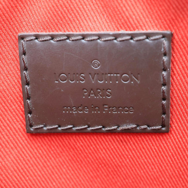 LOUIS VUITTON South Bank Besace Damier Ebene Crossbody Bag Brown