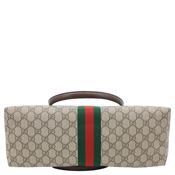 GUCCI Ophidia Medium GG Supreme Canvas Tote Bag Beige 631685