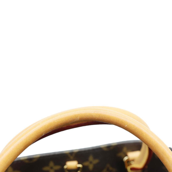 LOUIS VUITTON Montaigne MM Monogram Canvas Shoulder Bag Brown