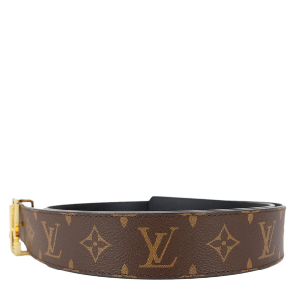 LOUIS VUITTON Monogram Canvas Belt Brown Size 90/36