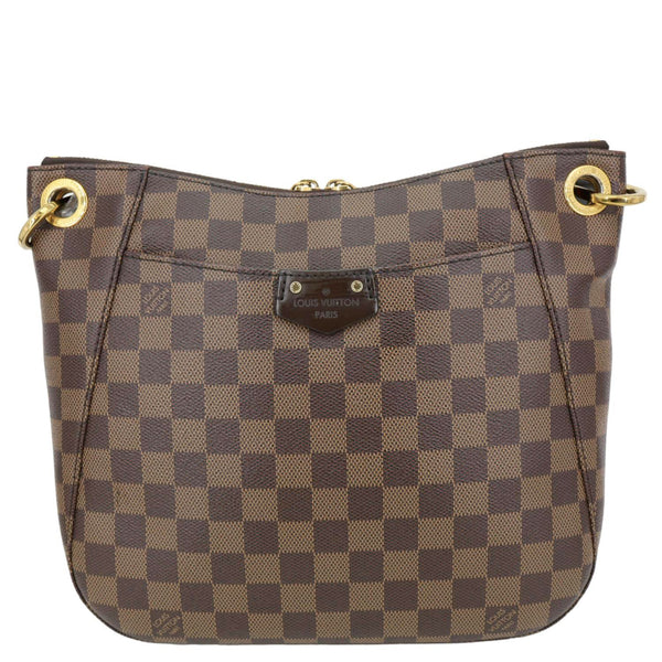 LOUIS VUITTON South Bank Besace Damier Ebene Crossbody Bag Brown